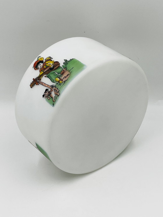 Image 1 of Opalin-Deckenleuchte Kinderdekor