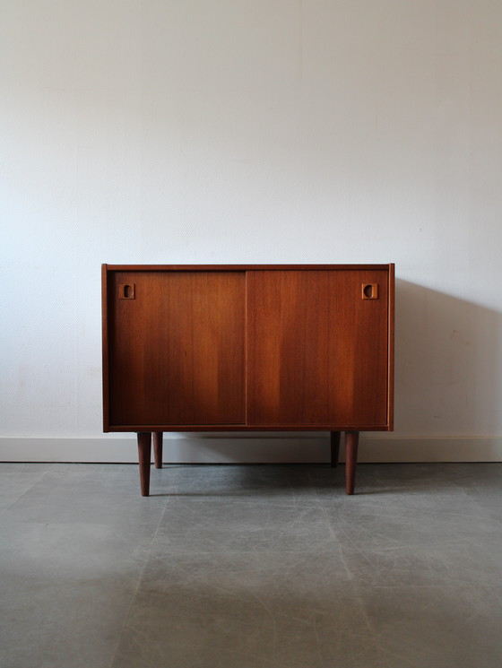 Image 1 of Vintage Danish teak sideboards, set of 2!