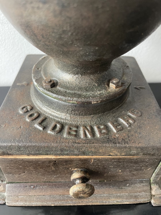 Vintage Goldenberg koffiemolen voor op het aanrecht – Decoratieve objecten, Metal (photo 2 of 14)