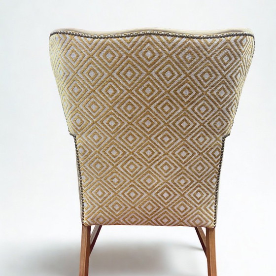 Image 1 of Landelijke vintage jaren 50 fauteuil met verrassing