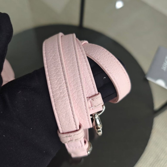 Image 1 of Dior Lady Micro - Cannage Caviar Rosa Chiaro Dettagli Rosa Cinturino Regolabile