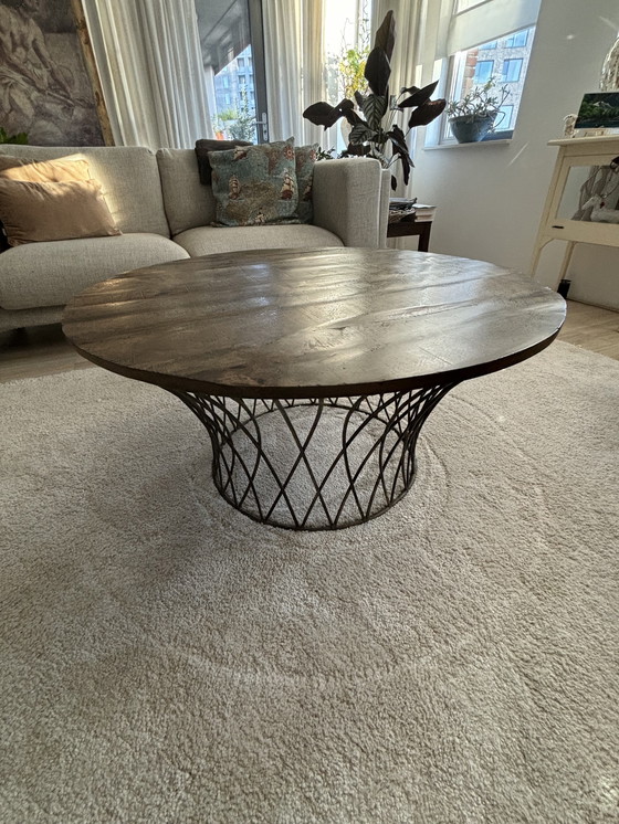 Image 1 of  Industriële salontafel d93, h45