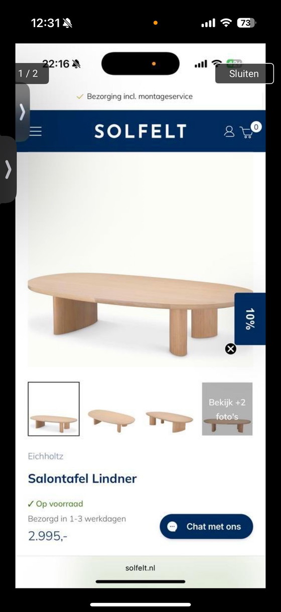 Image 1 of Mesa de centro Lindner