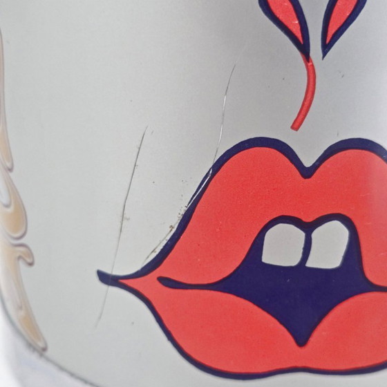 Image 1 of Vintage Peter Max Groovy Psychedelic Pop Ice Bucket uit de jaren 70