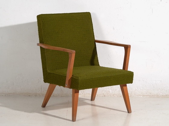 Poltrona vintage verde (c.1950) – Poltrone, Wood (photo 2 of 33)