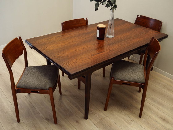 Image 1 of Tavolo in palissandro, design danese, anni '60, designer: Henning Kjaernulf, produzione: Vejle Stole & Møbelfabrik