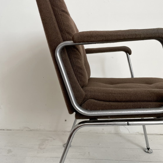 Image 1 of Chaise vintage design allemand Drabert dans le style du fauteuil Artifort