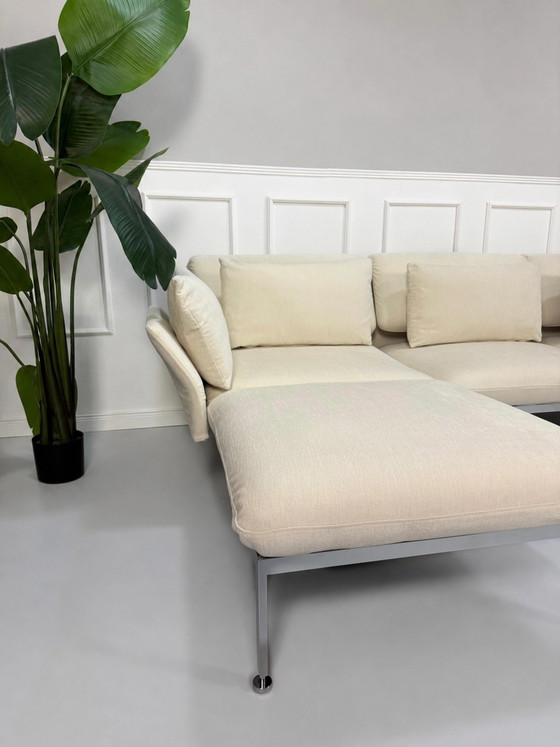 Image 1 of Brühl Roro Sofa Stoff Beige Garnitur Schlafsofa Ecksofa