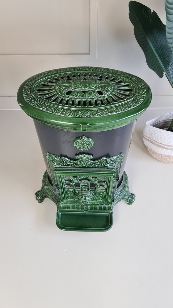 Image 1 of 1 x smeedijzeren godin gaskachel