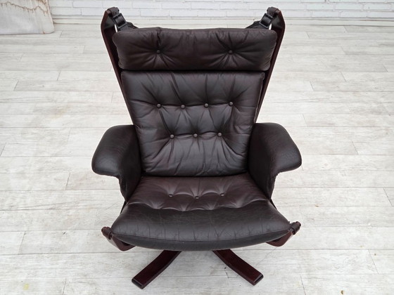 Anni '70, sedia norvegese di Sigurd Ressel, modello "Falcon". – Poltrone, Legno (photo 13 of 19)