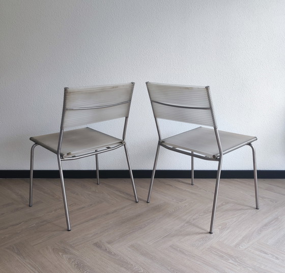 Image 1 of 6x BONACINA Miss B Design Stühle 1990er Jahre