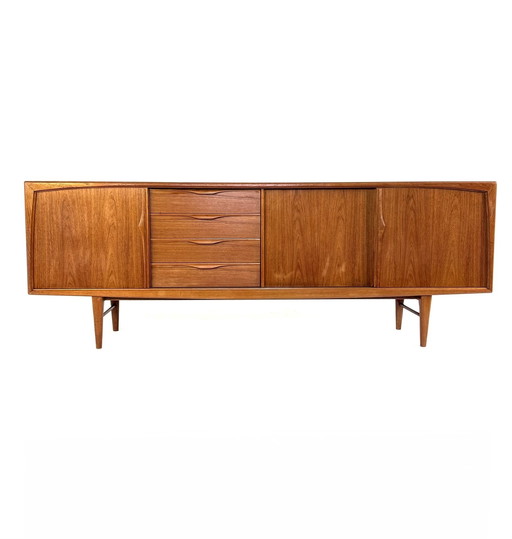 Vintage teakhouten sideboard, Heinrich Riestenpatt ‘60