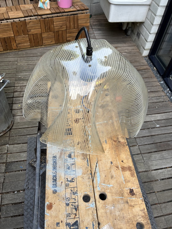 German Space Age Acrylic Pendant Lamp (ca. 1972–1976) – Cosack, Plastic, Plexiglass (photo 4 of 5)