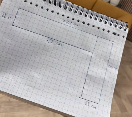 Image 1 of Sofá esquinero Montel Turner - Gris oscuro - 255 x 210 - Mayo de 2023