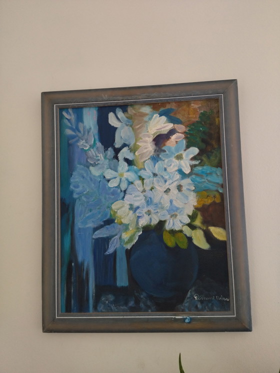 Image 1 of Flower bouquet painting