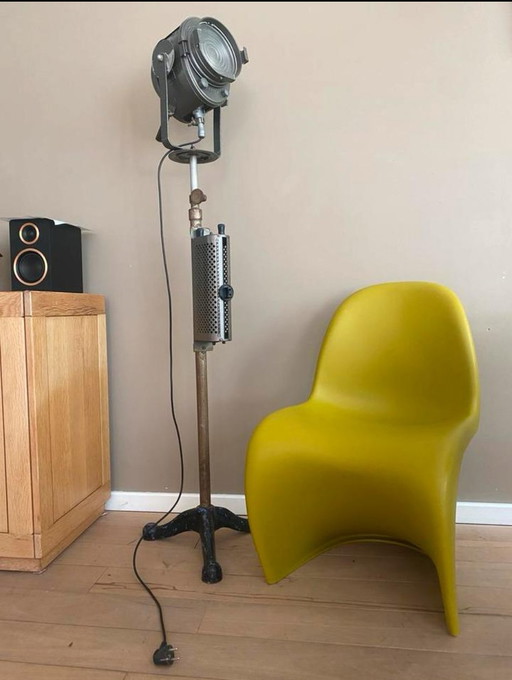 Vintage Brocante Industrie Theater Lampe AE CRÉMER PARIS