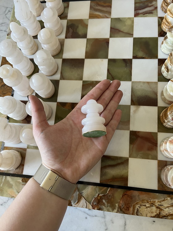 Image 1 of Grande scacchiera vintage in onice