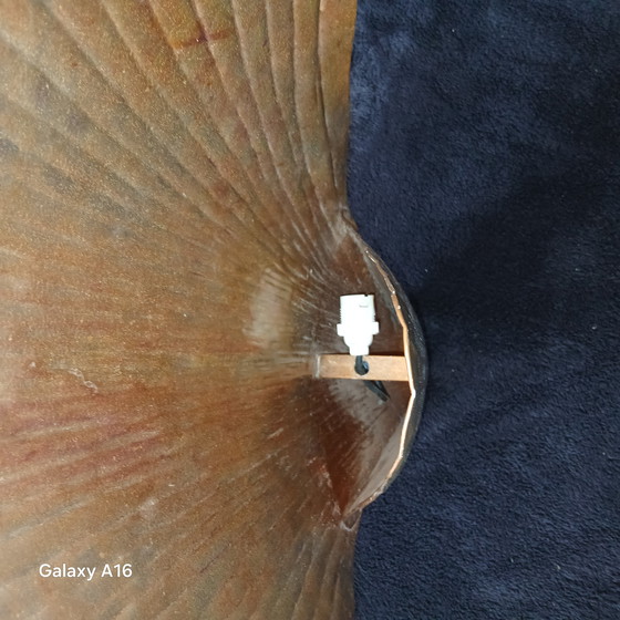 Image 1 of Enorme applique da 90 cm Shell Art vintage 20° secolo Hans Kogl