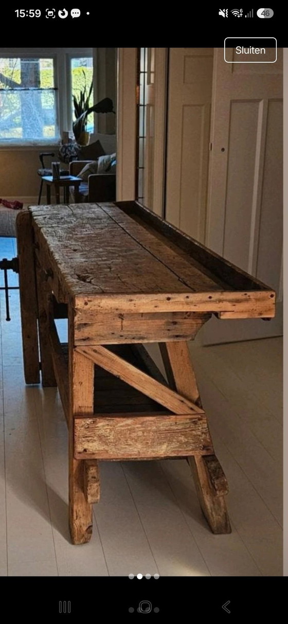 Antico Banco da Lavoro Vissuto, Isola Cucina – Tavoli da pranzo, Ferro, Legno (photo 2 of 5)