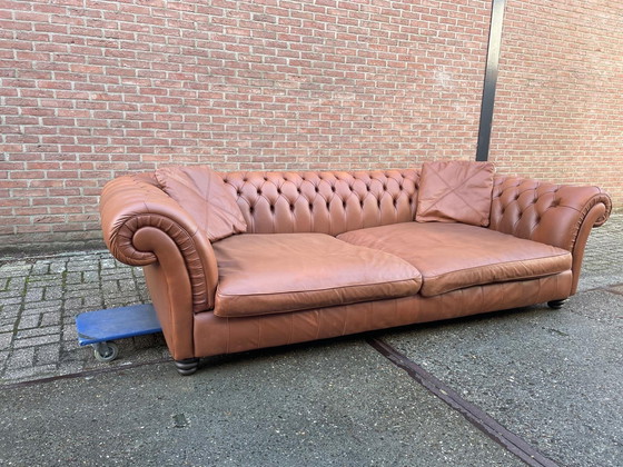 Image 1 of Vintage Chesterfield 3/4 Seater