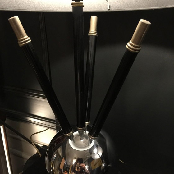 Lámparas de mesa Art Déco Sputnik Ball, años 30, juego de 2 – Art Deco (photo 4 of 14)