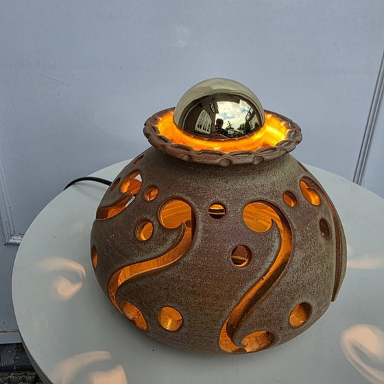 Image 1 of Vintage ceramic wall and/or table lamp made by Terra from Milsbeek