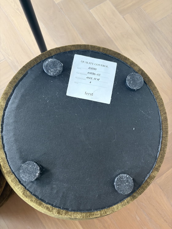 2 x Ferm Living Poufs & repose-pieds – Velvet, Polyester (photo 4 of 5)