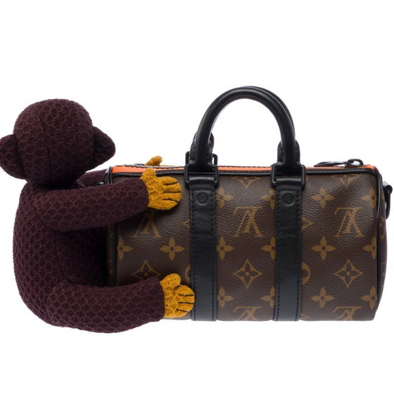 Image 1 of Borsa LOUIS VUITTON Keepall XS in tela marrone - 103440