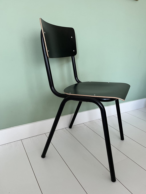 6x Zuiver noir eetkamerstoelen