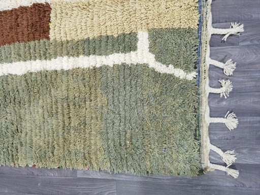 Tapis en laine naturelle tissé main artisanale traditionnelle 1,5/2,5 m – Aime Té, vloerkleden en tapijten (photo 2 of 9)