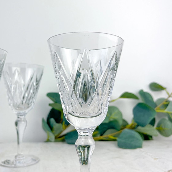 5 Bicchieri d'Acqua York – Stuart Cut Crystal – Lusso Vintage – Bicchieri e caraffe, Klassiek (photo 5 of 10)