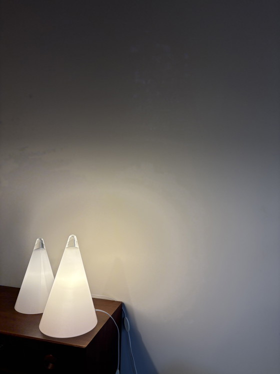 Image 1 of ¡Ilu di Vetro Iceberg Piramide TeePee XL & L Tafellamp!