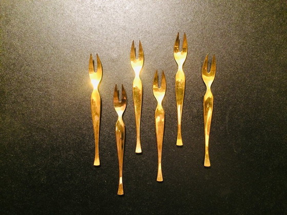 Image 1 of 6 forchette per lumache Grasoli *NUOVO*! Vintage anni '60