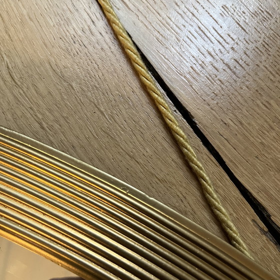 Image 1 of Ovale Art Deco afgeschuinde spiegel – jaren 30/40