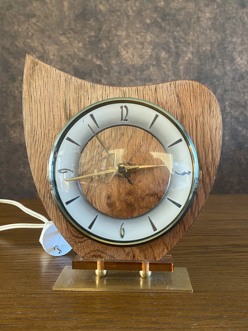 Mid Century Vintage Tafelklok Nedklok