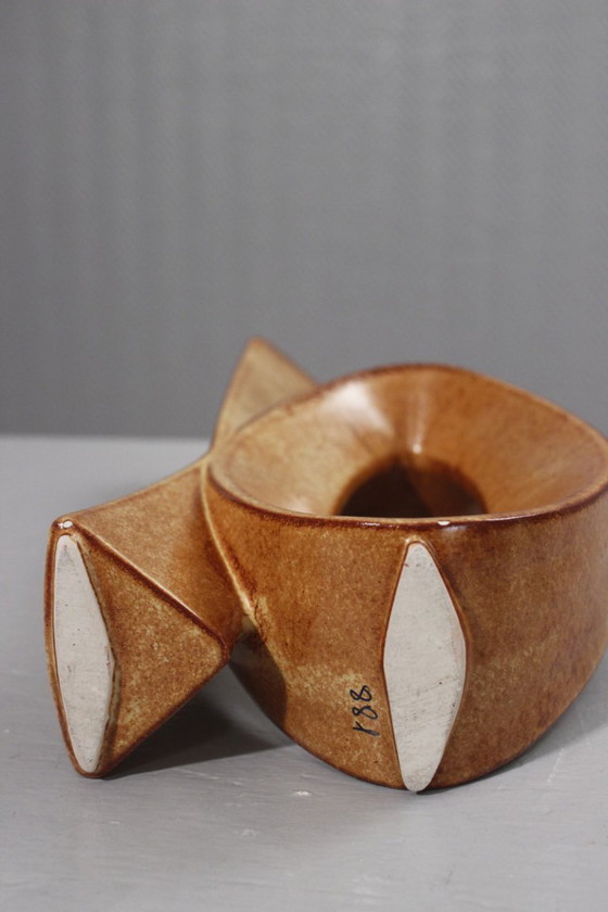 Image 1 of Roberto Rigon & Bertoncello Ceramiche d'Arte - Large design vase Italy 1970s