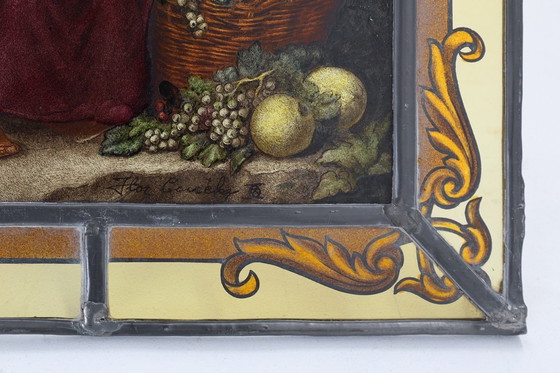 Image 1 of Vitrail signé d'après l'œuvre de Bartolomé Esteban Murillo