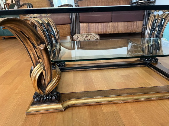 Design salontafel (Jean Roche / Hollywood Regency-stijl) – Glass (photo 6 of 9)