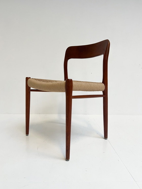 Image 1 of Sedia modello 75 restaurata di Niels O. Möller, anni '50