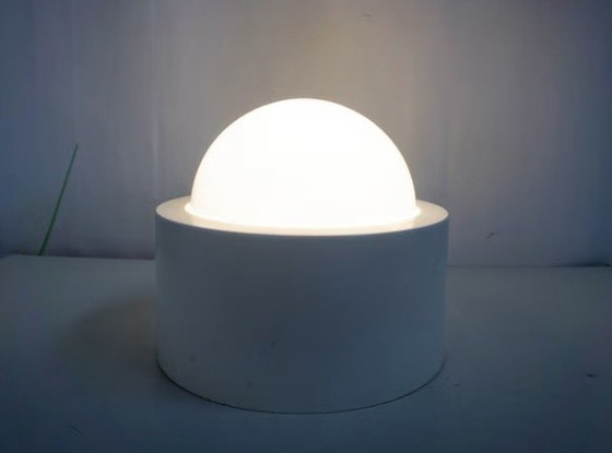 Image 1 of See also my other ads

Vintage ceiling light / wall lamp with opaline glass globe - retro design