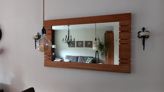 Image 1 of Miroir en teck 140 x 81