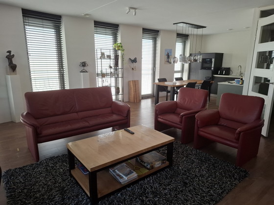 Image 1 of Leolux cataloa hoog 2,5 zits en 2 fauteuils