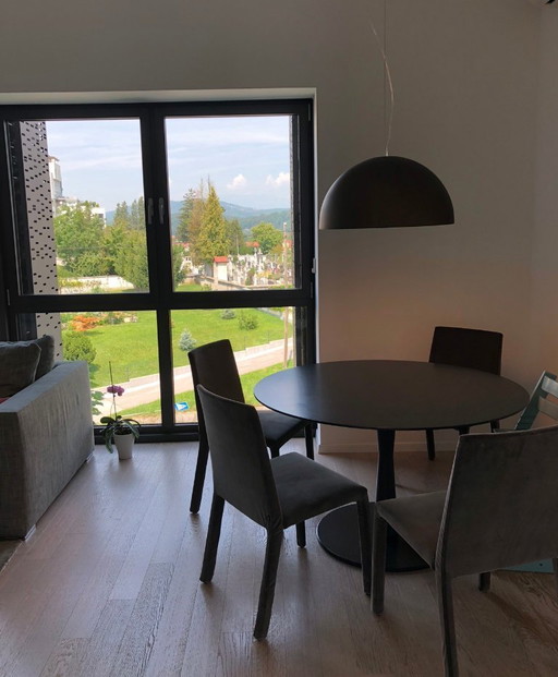 Mesa Flute Poliform antracita mate