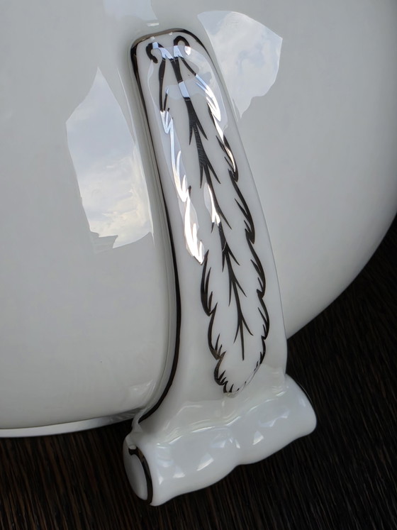 Vintage Wedgwood "Amherst" Bone China Soup Tureen & Gravy Boat Set – Crockery, Porcelain (photo 7 of 12)