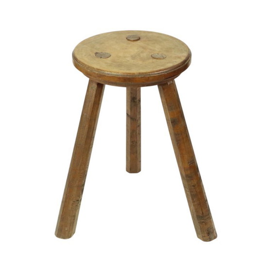 Image 1 of Antiker Dreibeinhocker Milchhocker Anfang 20.