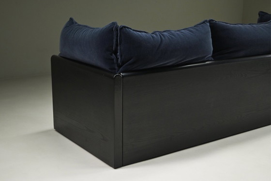 Image 1 of “Down” three-seat sofa by Carlo Bartoli for Rossi di Albizzate, 1970s Italy.