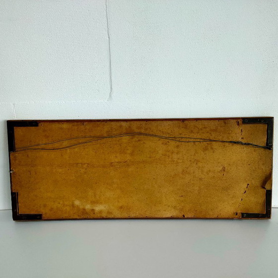 Espejo de cuerpo entero característico del Art Nouveau/Jugendstil (Renacimiento). Espejo de pared (90 x 35 (photo 3 of 12)