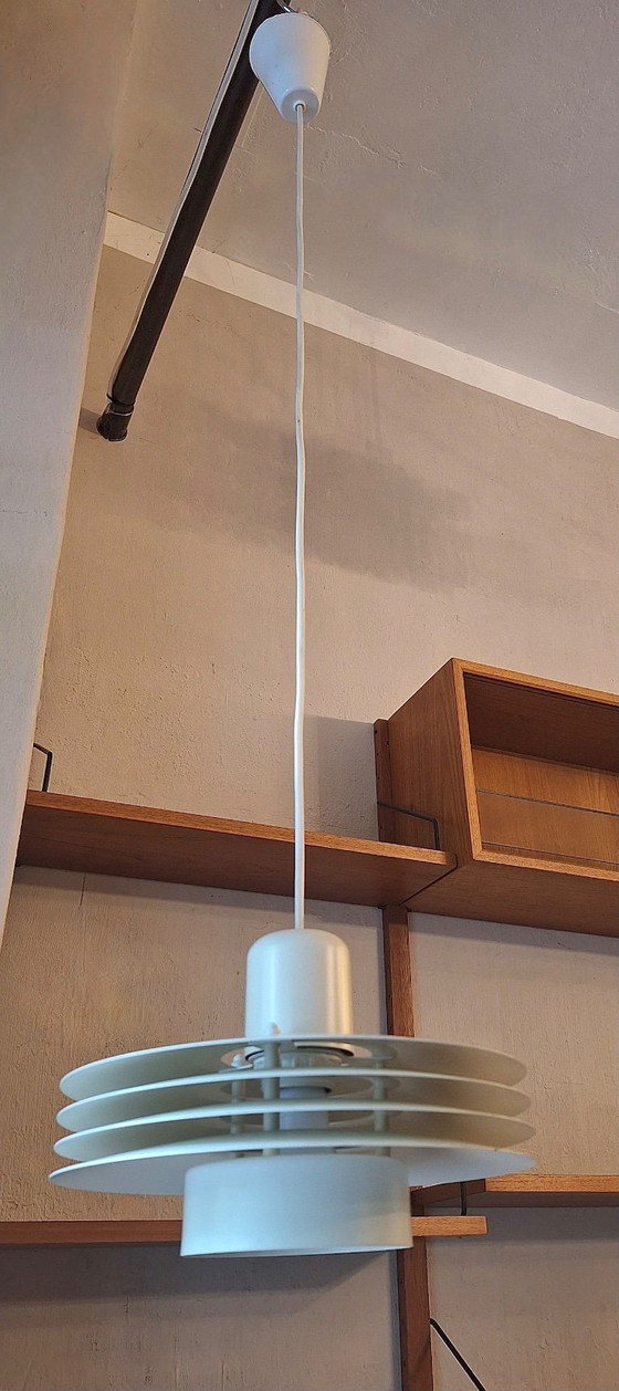 Image 1 of Trapsgewijze hanglamp van Horn Belysning, Denemarken, jaren 80.