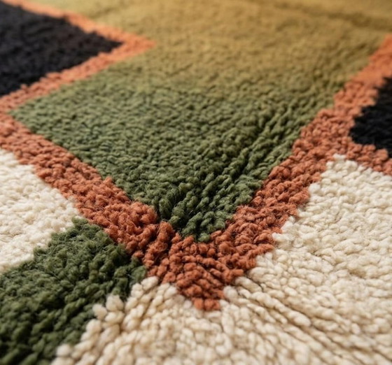Tapis marocain élégant – Laine des montagnes de l'Atlas, fait main, 250 cm x 150 cm – Cotton (photo 4 of 7)