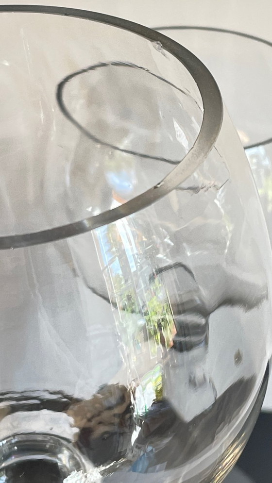 Image 1 of Vintage XL kristallen theelichthouders